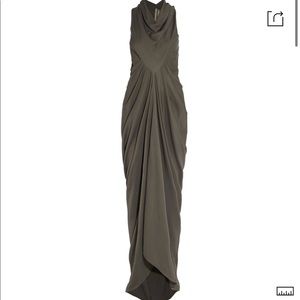 Rick Owens Naska draped stretch-jersey maxi dress
